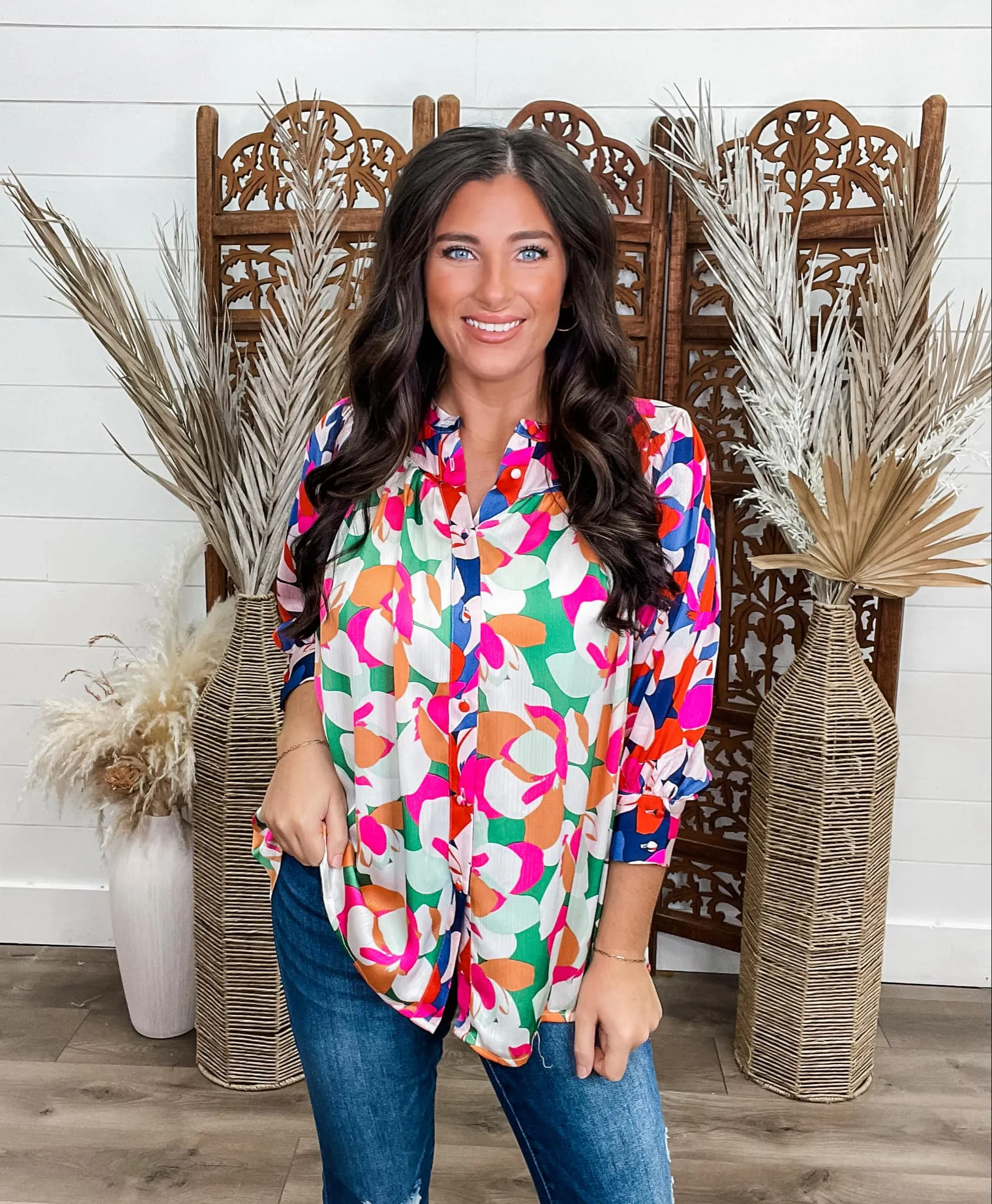 Where We Stand Top - Floral (was $39.90)