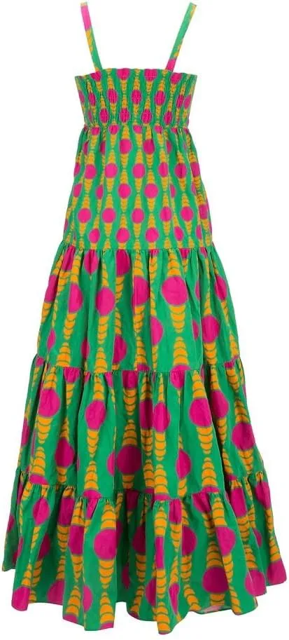 Women Boho Maxi Cami Dress Graphic Spaghetti Strap Long Dress Floral Backless Flowy Sundress Summer Beach Dress
