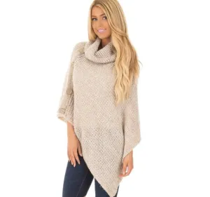 Women Elegant Knitted Oversize Pullover