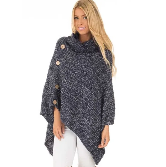 Women Elegant Knitted Oversize Pullover