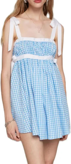 Women Striped Mini Cami Dress Spaghetti Strap Boho Short Dress Tie Shoulder Flowy Sundress Summer Beach Dress
