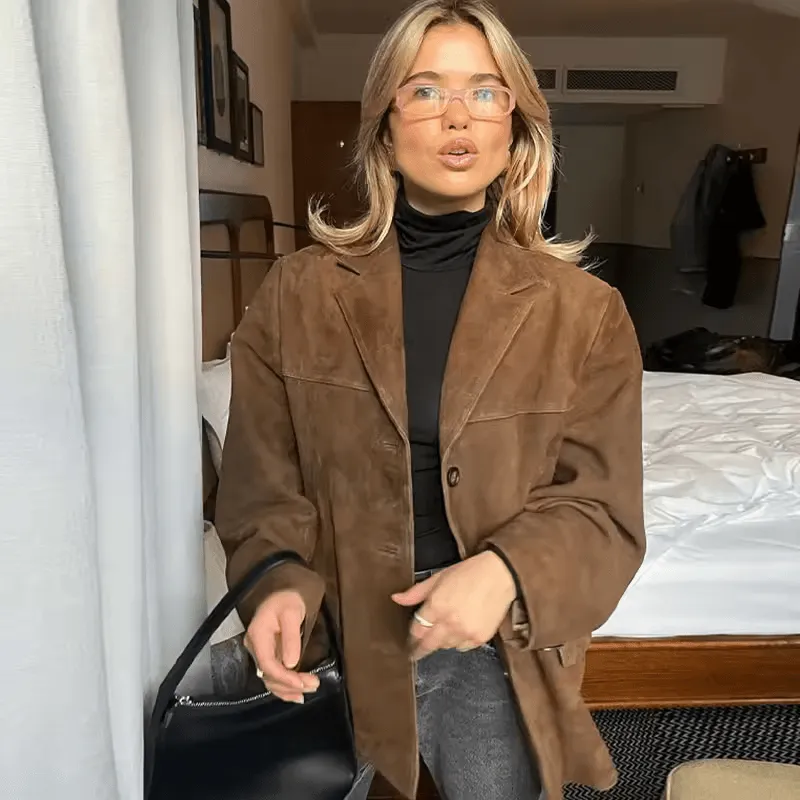 Women Vintage Suede Jackets