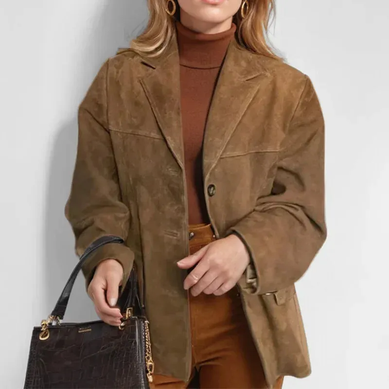 Women Vintage Suede Jackets