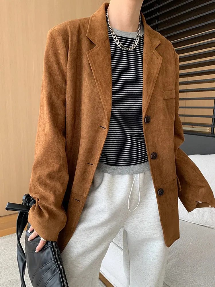 Women Vintage Suede Jackets