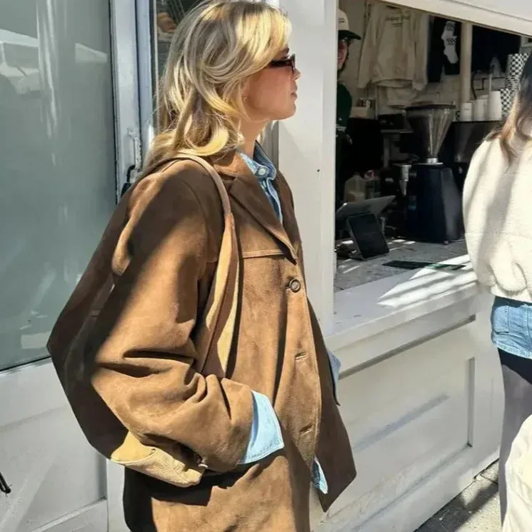 Women Vintage Suede Jackets