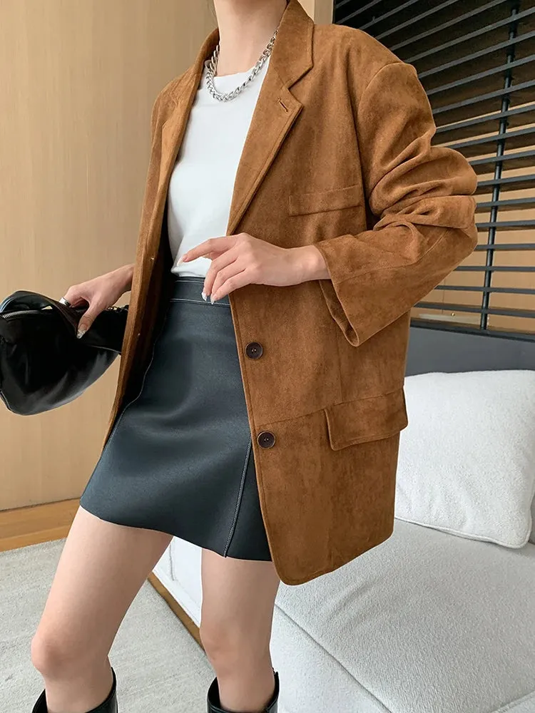 Women Vintage Suede Jackets
