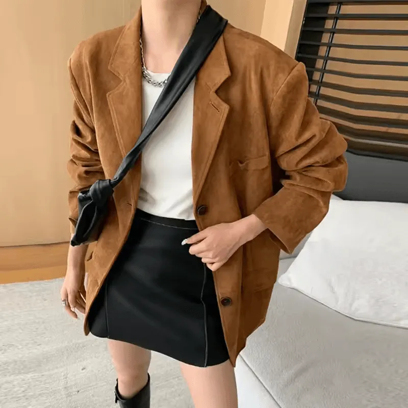 Women Vintage Suede Jackets