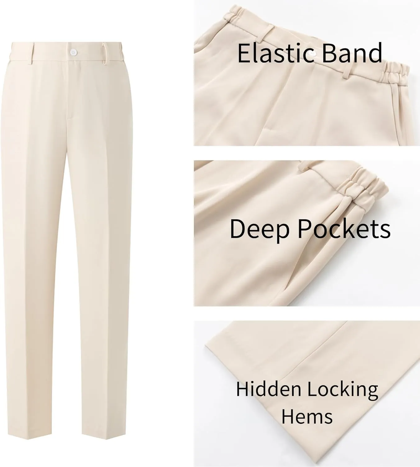 Women's 2 Piece Suit One Button Dressy Blazer Pants Suit Set Business Casual Outfits