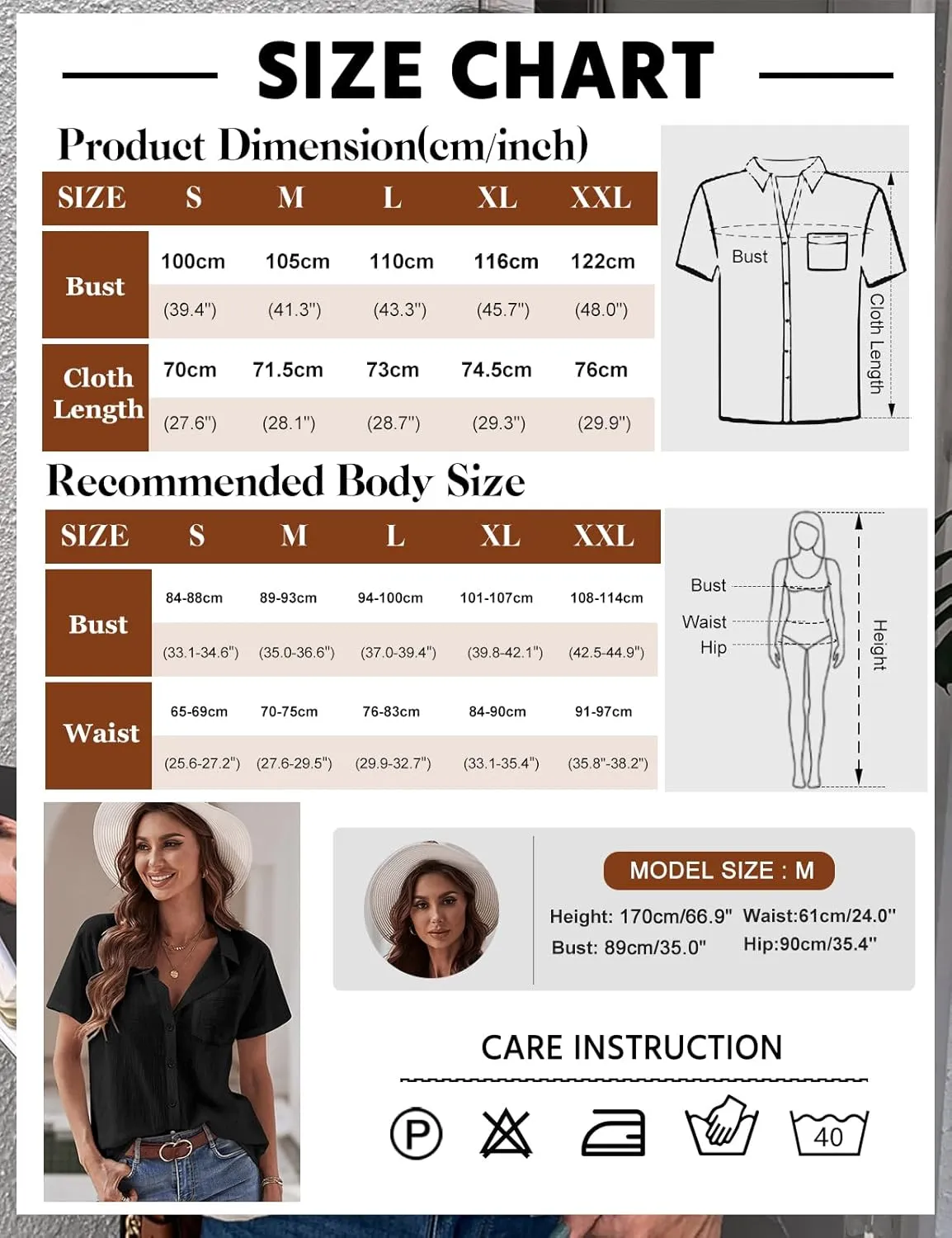 Womens Button Down Shirts Cotton Summer Tops V Neck Short Sleeve Shirt Collar Blouse Casual Plain Tshirt Work Tops