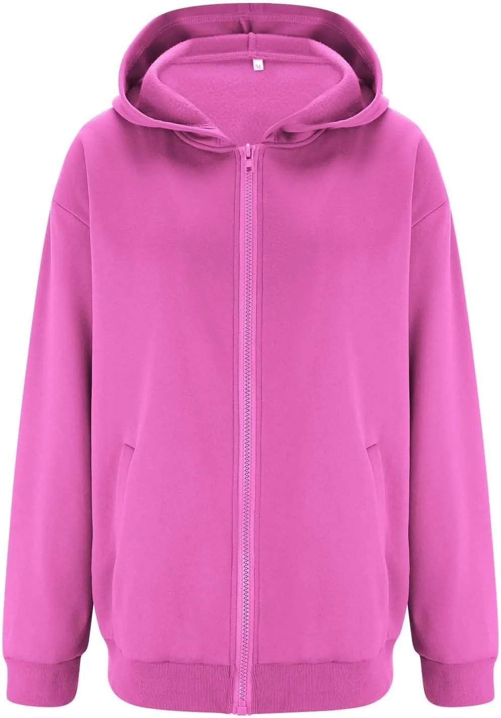Women's Full Zip Up Hoodie Long Sleeve Hooded Sweatshirts Hoodies Fall Jacket Oversized Sweatshirts with Pockets