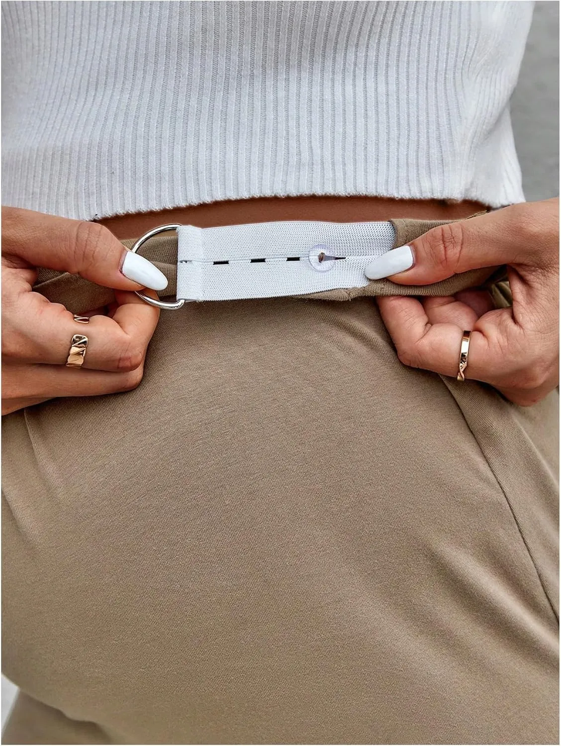 Women's Maternity Long Skirt High Waist Split Thigh Pregnancy Casual Bodycon Skirts