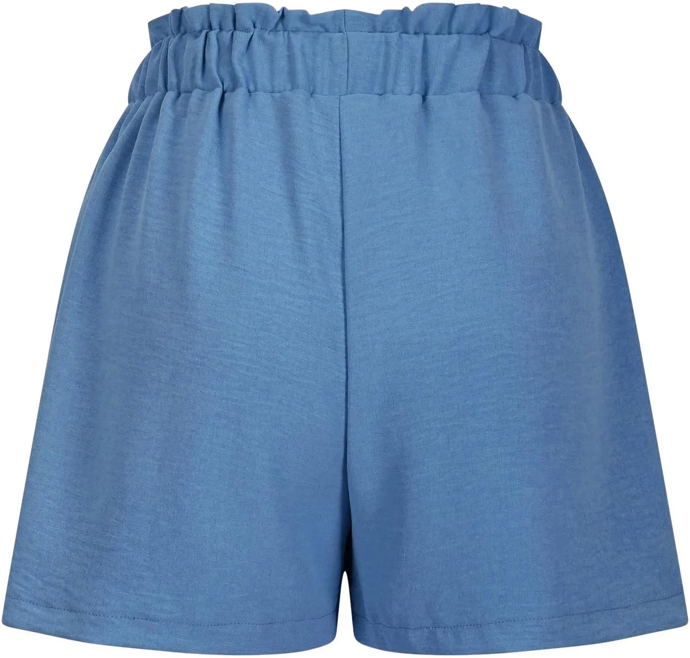 Womens Shorts Casual High Waisted Wide Leg Cute Ruffle Waist Drawstring Shorts 2025 Vacation Outfits for Women