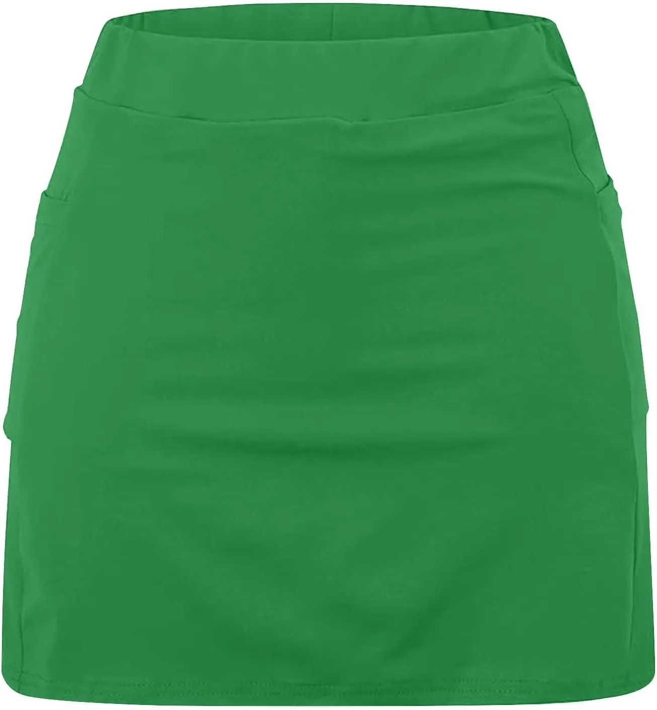 Women's Shorts Skirt Solid Mid-Rise Sports Fitness Casual Layered Shorts Thigh High Casual Exercise Pants 2025
