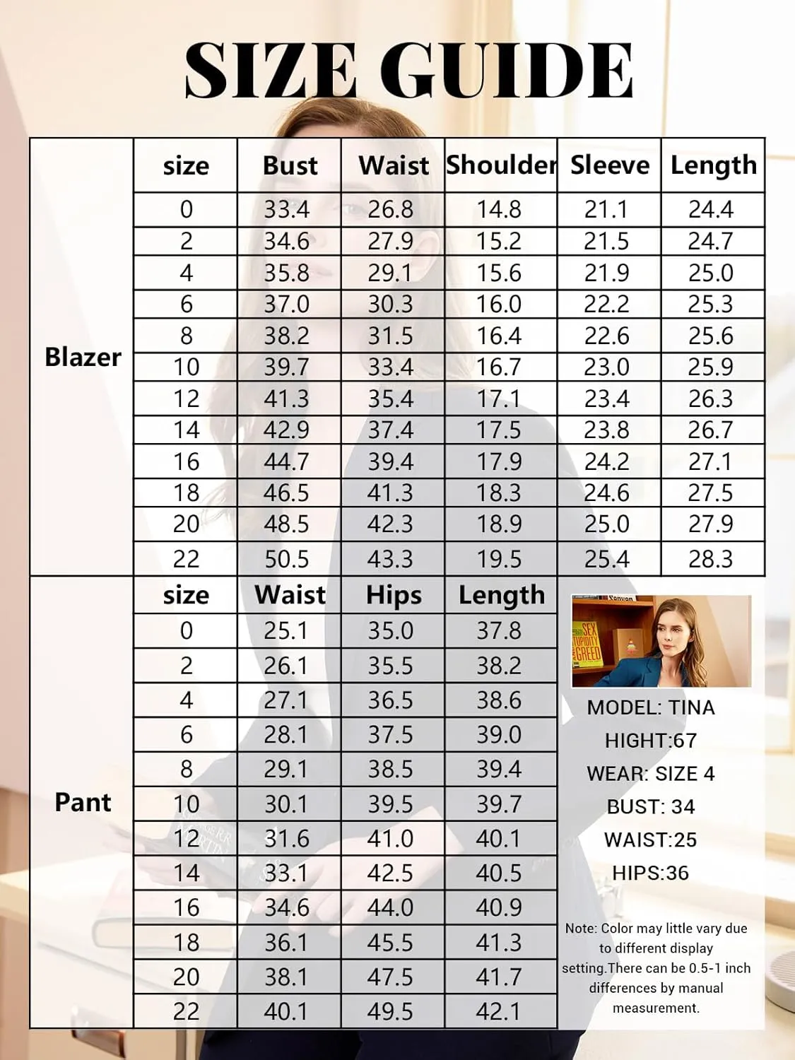 Women's Suits for Work Professional, Dressy Pant Suits for Women 2 Piece Outfits, Business Suit Set for Work