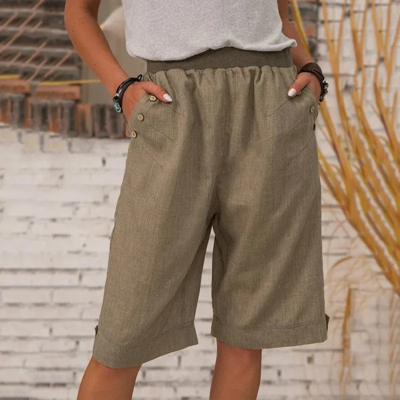 Women's Summer Casual Pocket Shorts