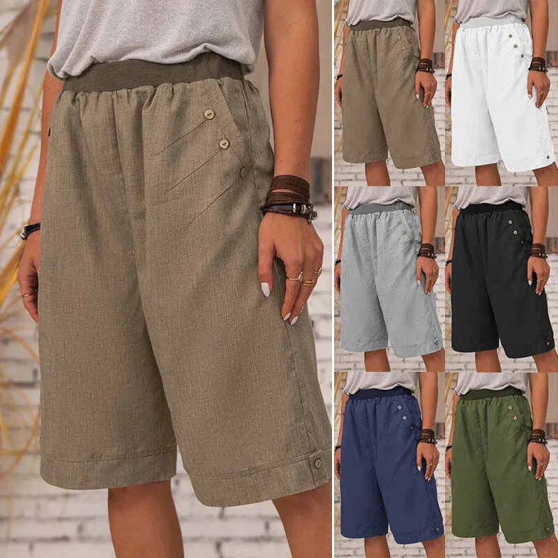 Women's Summer Casual Pocket Shorts