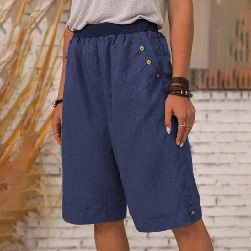 Women's Summer Casual Pocket Shorts