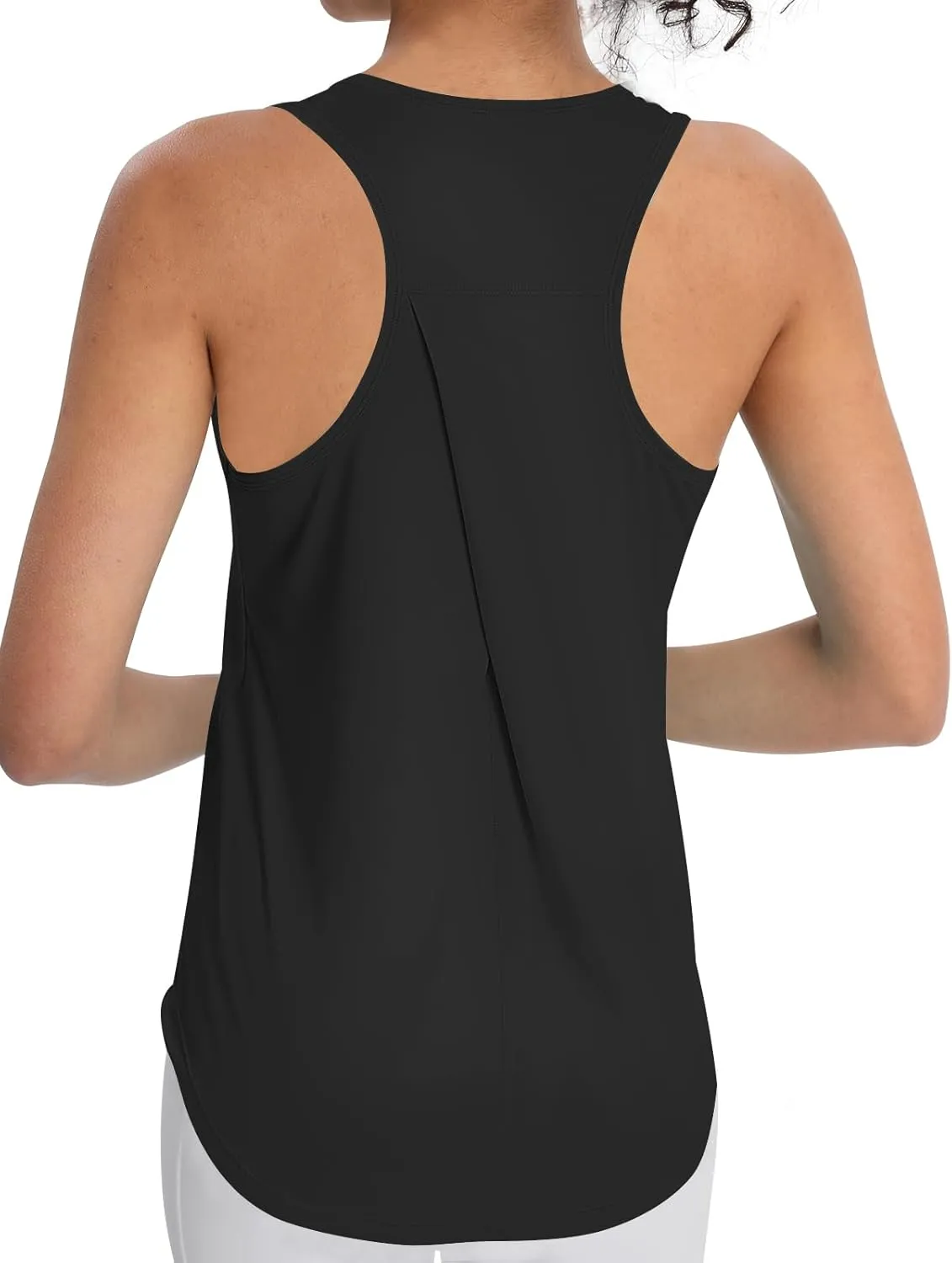 Women's Workout Tank Tops Racerback Top Sleeveless Running Shirts Athletic Gym Sports UPF 50 