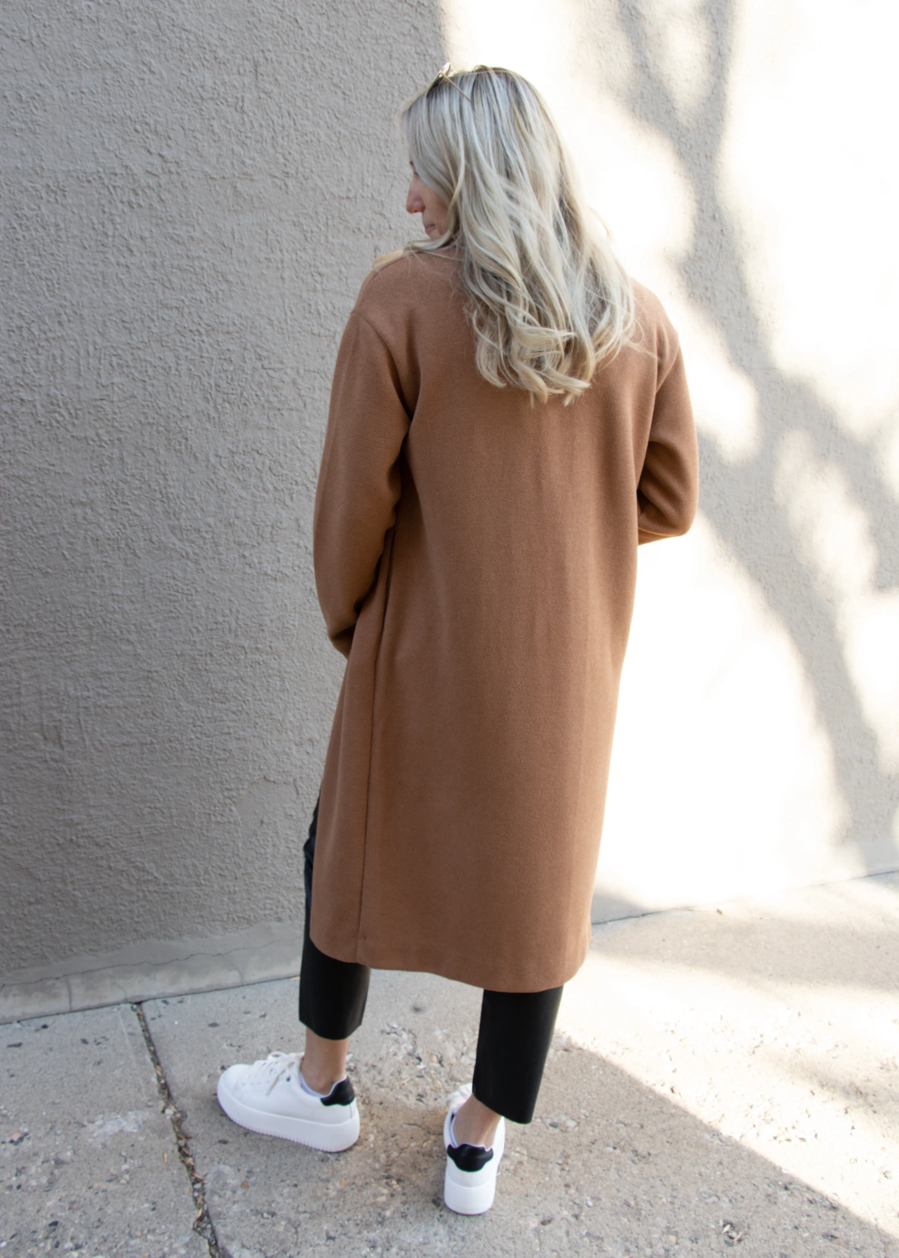 Z Supply Mason Knit Coat - CAMEL